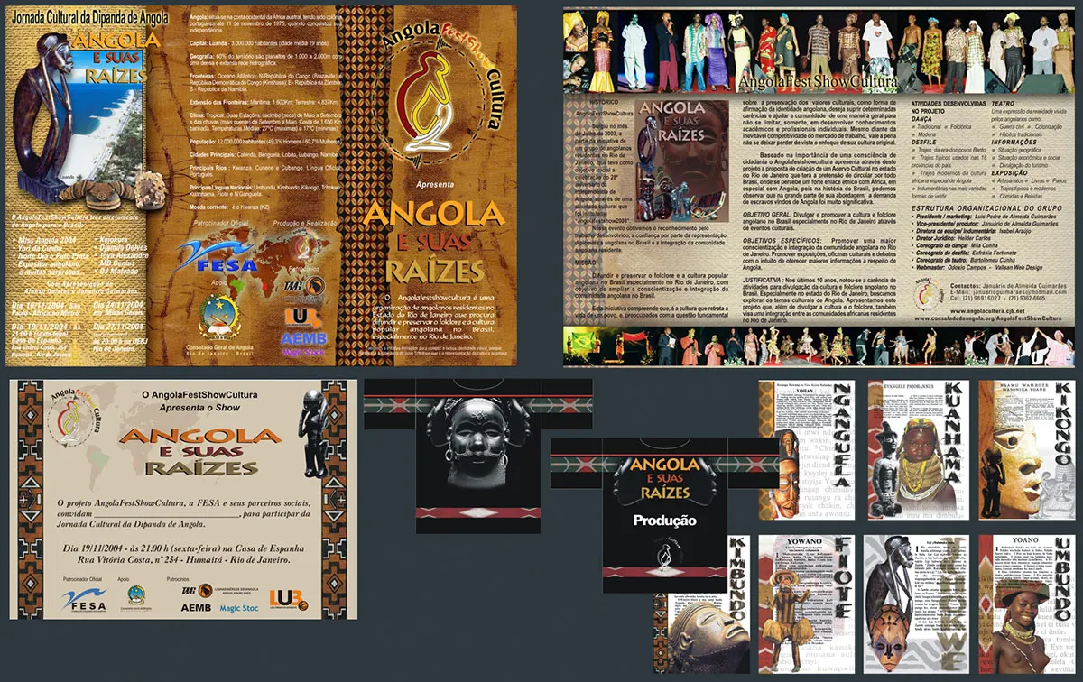 Folder Angola Fest 2004